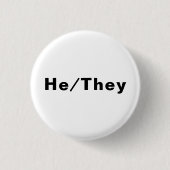 Er, sie bevorzugten Pronouns Lgbtq Lgbt Pride Button (Vorderseite)