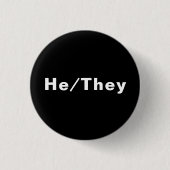 Er, sie bevorzugten Pronouns Lgbtq Lgbt Pride Button (Vorderseite)
