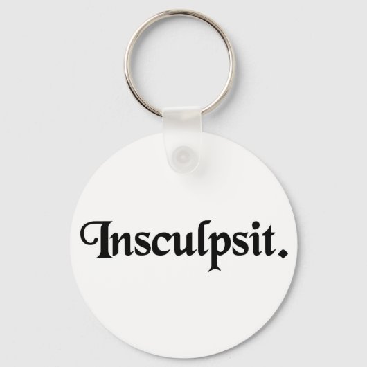 Er/sie hat es graviert. schlüsselanhänger (Vorderseite)