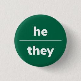 Er/sie Pronoun-Button, Taste 1¼ Zoll Button