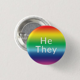 Er, sie Pronouns Lgbtq Lgbt Pride Rainbow Colors Button