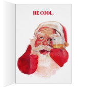 Er sieht dich, wenn du trinkst. Grußkarte (Innen (Rechts))