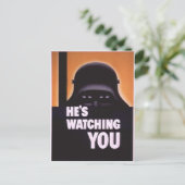 Er sieht dir Propaganda zu Postkarte (Stehend Vorderseite)