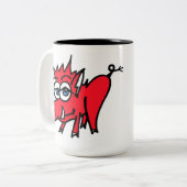 er smirk Tasse - Farbe (Vorderseite Links)