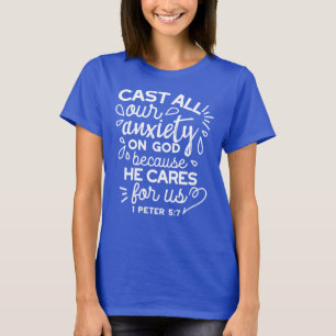 Er sorgt für dich – Ermutigendes christliches Zita T-Shirt
