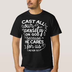 Er sorgt für dich – Ermutigendes christliches Zita T-Shirt