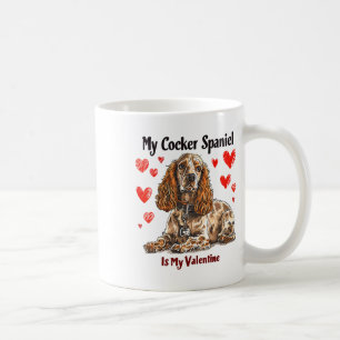 Er Spaniel Ist Mein Valentinstag Süßer Hundebesitz Kaffeetasse