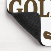 Er spielt Golf Lustiger Golfer MAMA Golf-Wochenend Mousepad (Ecke)