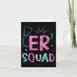Er Squad Emergency Room Er Nurse Ed Nurses Pflege Karte