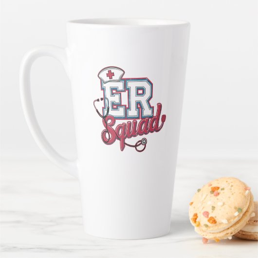 ER Squad, Emergency Room, Nurse Shirt, Doctor Gift Milchtasse (Beispiel)