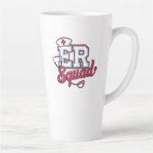 ER Squad, Emergency Room, Nurse Shirt, Doctor Gift Milchtasse (Rechts)