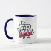 ER Squad, Emergency Room, Nurse Shirt, Doctor Gift Tasse (Links)