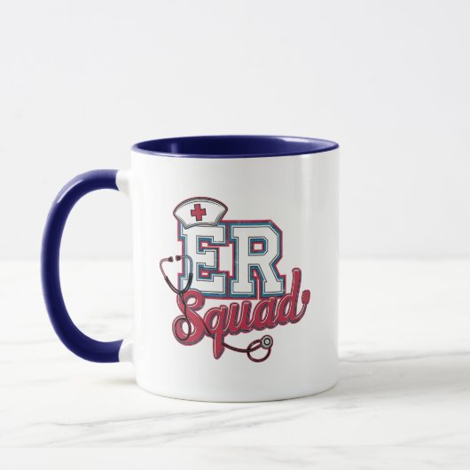 ER Squad, Emergency Room, Nurse Shirt, Doctor Gift Tasse (Links)