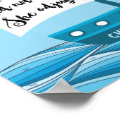 Er stand im Sturm (Individuelle Name) Poster (Ecke)