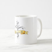 Er starb für uns Blumenkreuz Kaffeetasse (VorderseiteRechts)