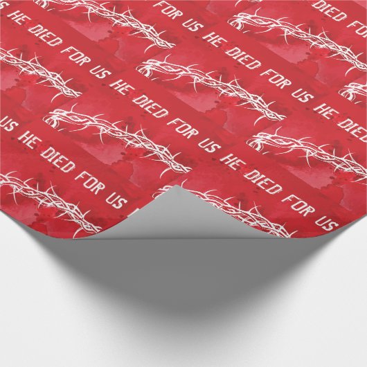 Er starb für uns geschenkpapier (Ecke)