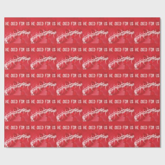 Er starb für uns geschenkpapier (Flach)