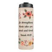 Er stärkt mich thermosbecher (Vorderseite)