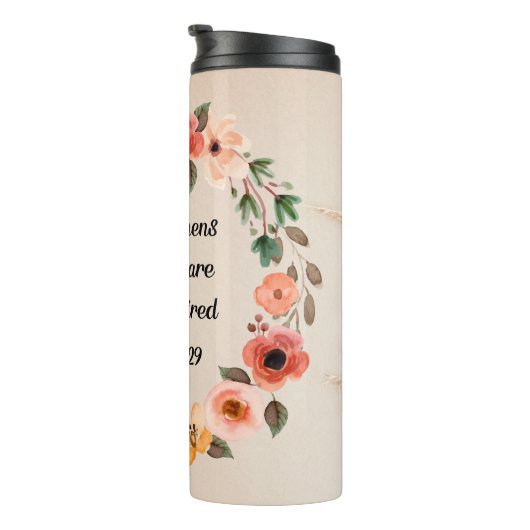 Er stärkt mich thermosbecher (Nach rechts gedreht)