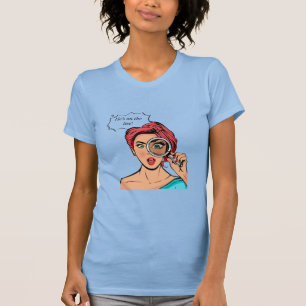 Er steht auf der Liste in Babyblau T-Shirt