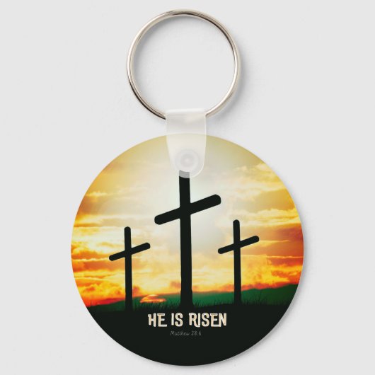 ER STEIGT - OSTERE ILLUSTRATION SCHLÜSSELANHÄNGER (Vorderseite)