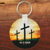 ER STEIGT - OSTERE ILLUSTRATION SCHLÜSSELANHÄNGER (Vorderseite)