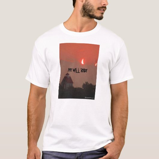 Er steigt T-Shirt (Vorderseite)