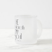 Er stellt mein Soul Bibelverse wieder her Mattglastasse (VorderseiteRechts)