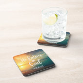 Er stellt mein Soul wieder her Getränkeuntersetzer (Rechte Seite)