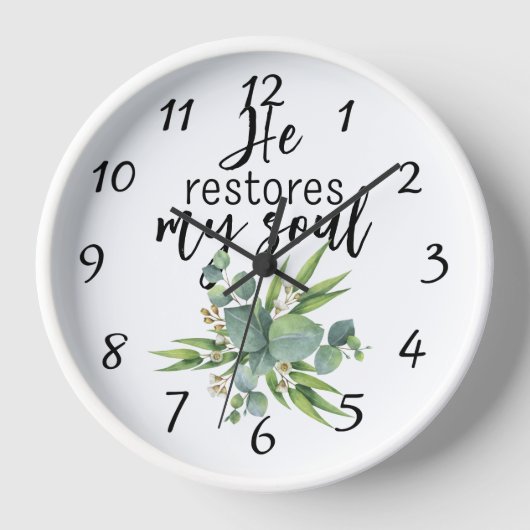 Er stellt mein Soul wieder her Uhr (Vorderseite)