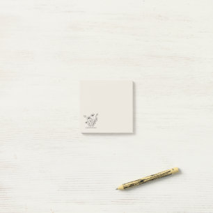 Er stellt mein Soul wieder Minimalistisch her Post-it Klebezettel