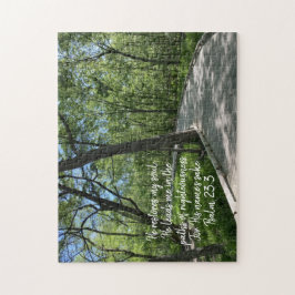 Er stellt meine Bibelverse-Schrift aus meinem Soul Puzzle