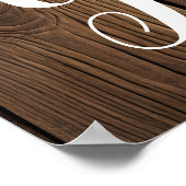 Er stellte die Frage Verlobung Brautparty Poster (Ecke)