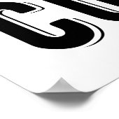 Er stellte die Frage Verlobung Brautparty Poster (Ecke)