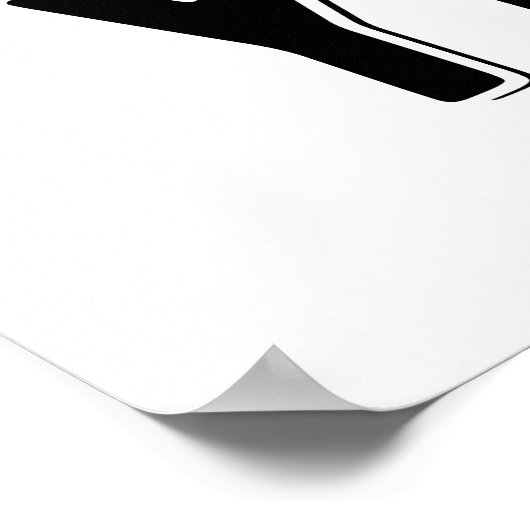 Er stellte die Frage Verlobung Brautparty Poster (Ecke)