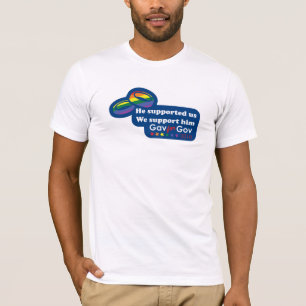 Er stützte uns, wir stützt ihn T-Shirt