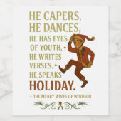 Er tanzt... weinetikett (Einzelnes Label)