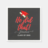 Er tat das........................................ serviette (Vorderseite)