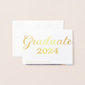 Er tat es Party Einladung 1 Foto Foil Card (Rückseite mit Umschlag)