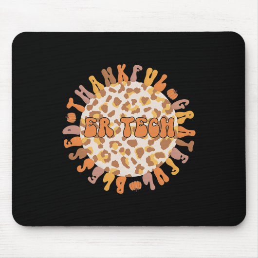 Er Tech Erntedank Emergency Room Tech Er Tech Mousepad (Vorne)