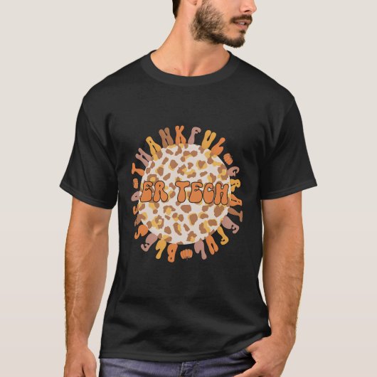 Er Tech Erntedank Emergency Room Tech Er Tech T-Shirt (Vorderseite)