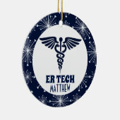 ER Tech-Notfalltechniker Keramik Ornament (Rechts)