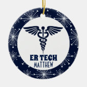 ER Tech-Notfalltechniker Keramik Ornament (Vorne)