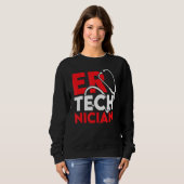 Er Techniker unterstützen den technischen Notfallr Sweatshirt (Vorne ganz)