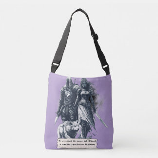 Er trägt seine Geheimnisse wie Rüstung. Tragetaschen Mit Langen Trägern