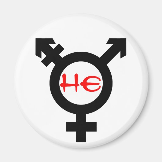 Er Transgender Magnet (Vorne)