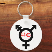 Er Transgender Schlüsselanhänger (Vorderseite)