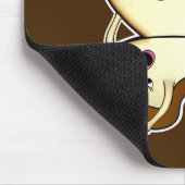 Er u. ihr Brot schneidet Mausunterlage Mousepad (Ecke)