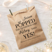 Er übernahm die Fragenbindungspartei Popcorn Geschenktütchen (Ausgeschnitten)