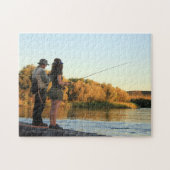 Er und sie Fischen Puzzle (Horizontal)